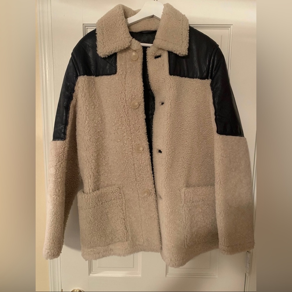 Acne Studios Aiden Shearling Jacket Retail $2700